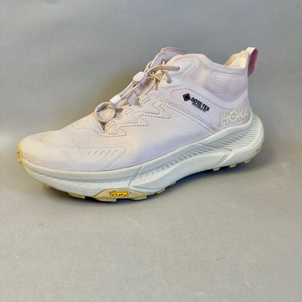 Hoka Transport Chukka GTX‎ High Top Sneaker Cosmic Pearl Oat Milk Size 9.5